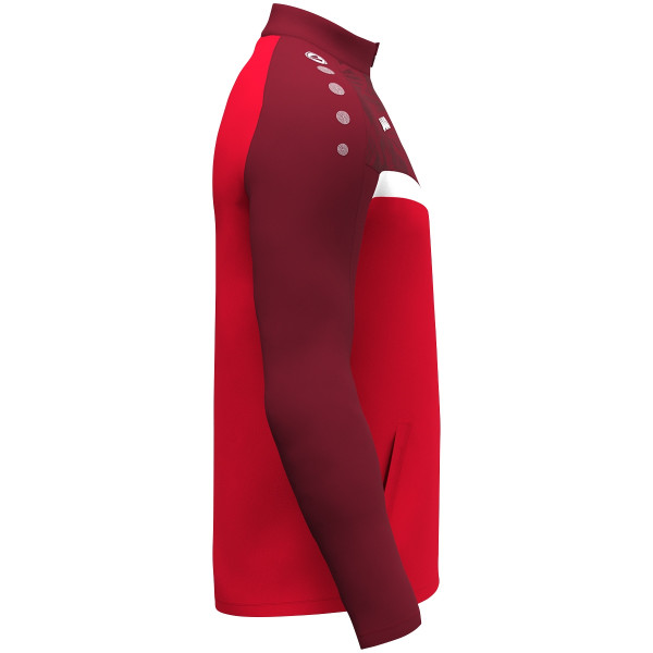 Polyesterjacke Iconic rot mit Logos und Initialen