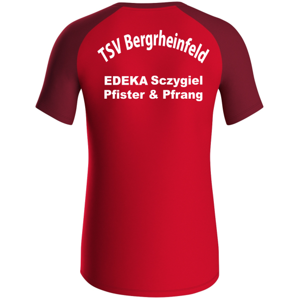 T-Shirt Iconic rot mit Logos und Initialen