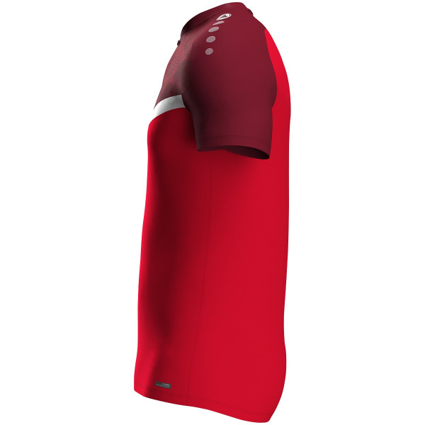 Polo Iconic rot mit Logos und Initialen