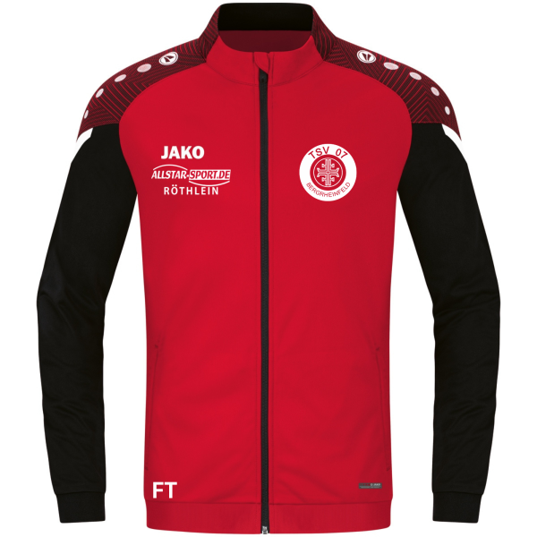 JAKO Polyesterjacke Performance mit Vereinslogo und Initialen