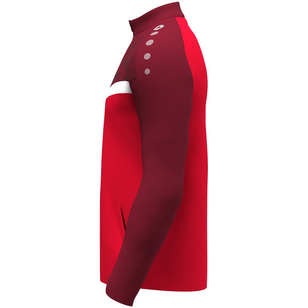 Polyesterjacke Iconic rot mit Logos und Initialen